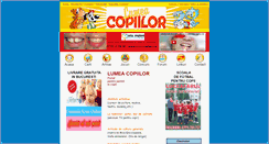 Desktop Screenshot of lumea-copiilor.ro